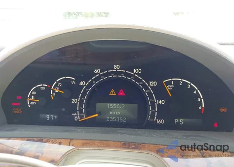 2002 Mercedes-Benz S 500 from USA, damaged, VIN WDBNG75JX2A235089